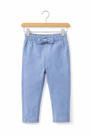 Calça em Molecotton Bebê Menina com Strass Mundo Cinti