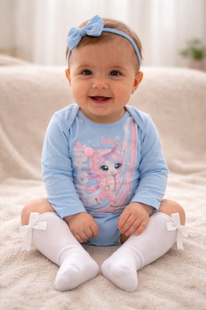 Body Bebê Menina Most Colorful Mundo Cinti