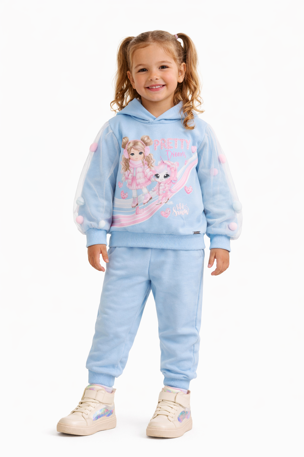 Conjunto boneca pompom Cinti