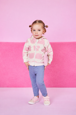 Calça em Molecotton Bebê Menina com Strass Mundo Cinti