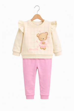 Conjunto moleton ursinha Livy